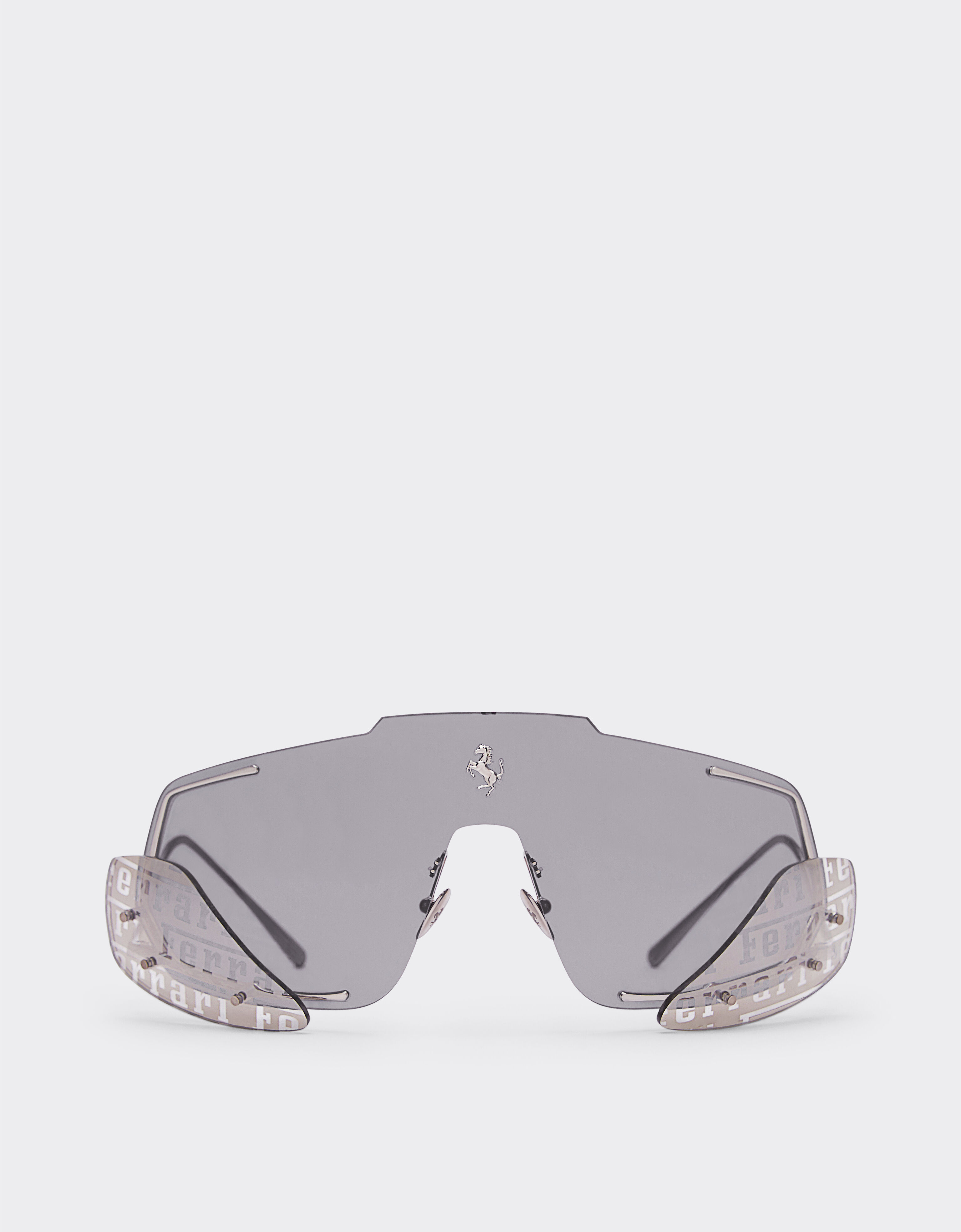 Ferrari Ferrari-Sonnenbrille mit silberfarben verspiegelten Gläsern Silber F0404f