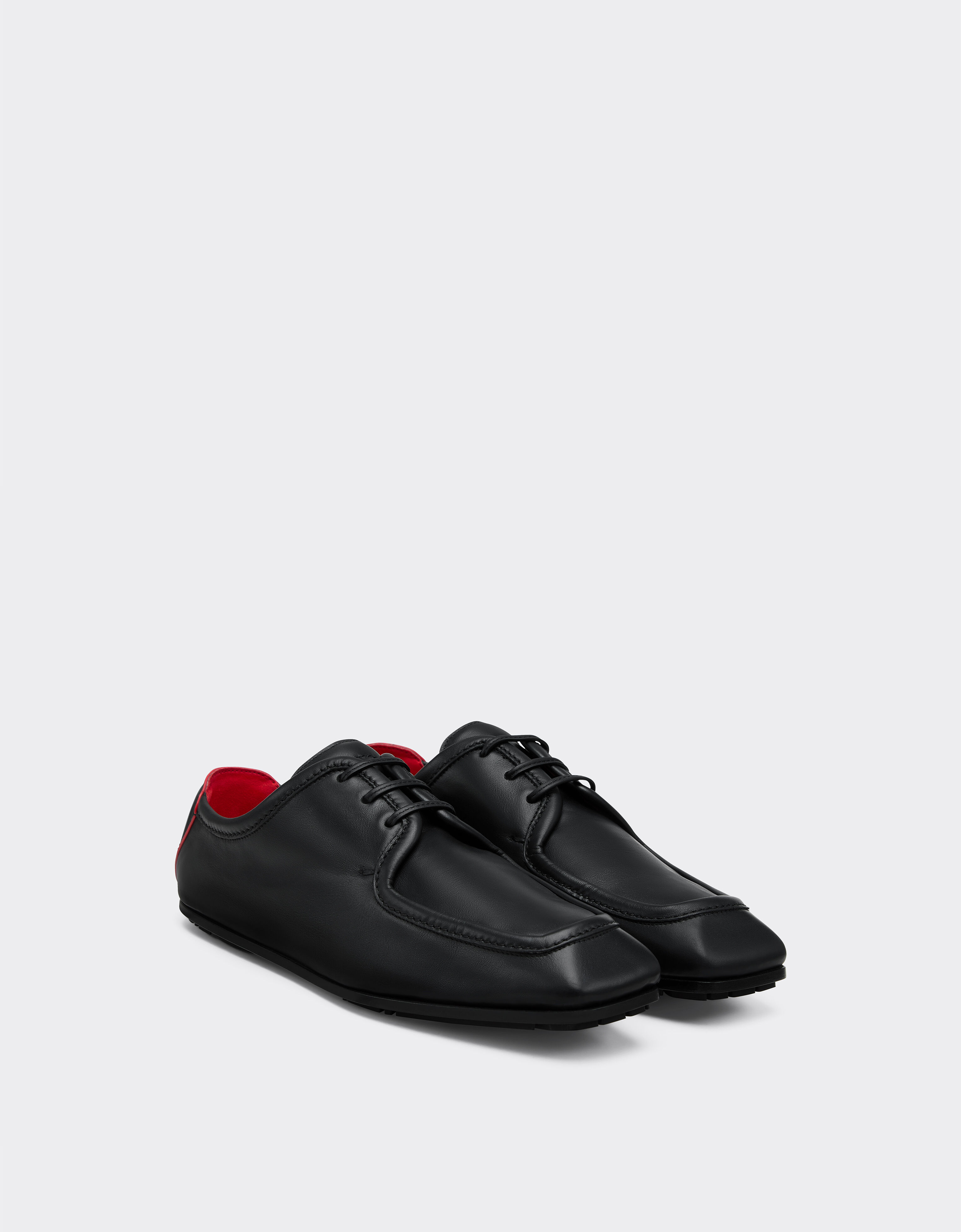 Ferrari Leather derby shoe Black 22741f
