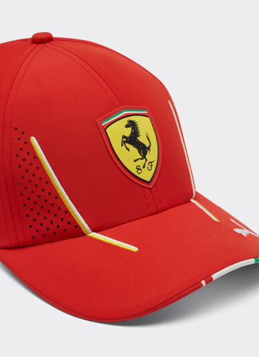 Ferrari 2024 Junior Scuderia Ferrari Team Replica baseball hat Rosso Corsa F1134fK