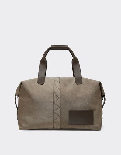 DUFFLE BAG LIVERY DYED NYLON Ferrari DUFFLE BAG LIVERY DYED NYLON Verde Cachi 50165f