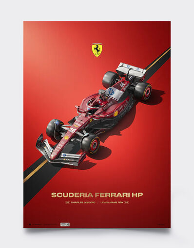 Ferrari Official Ferrari SF-25 Poster Giallo LE0P0147EXT0001f