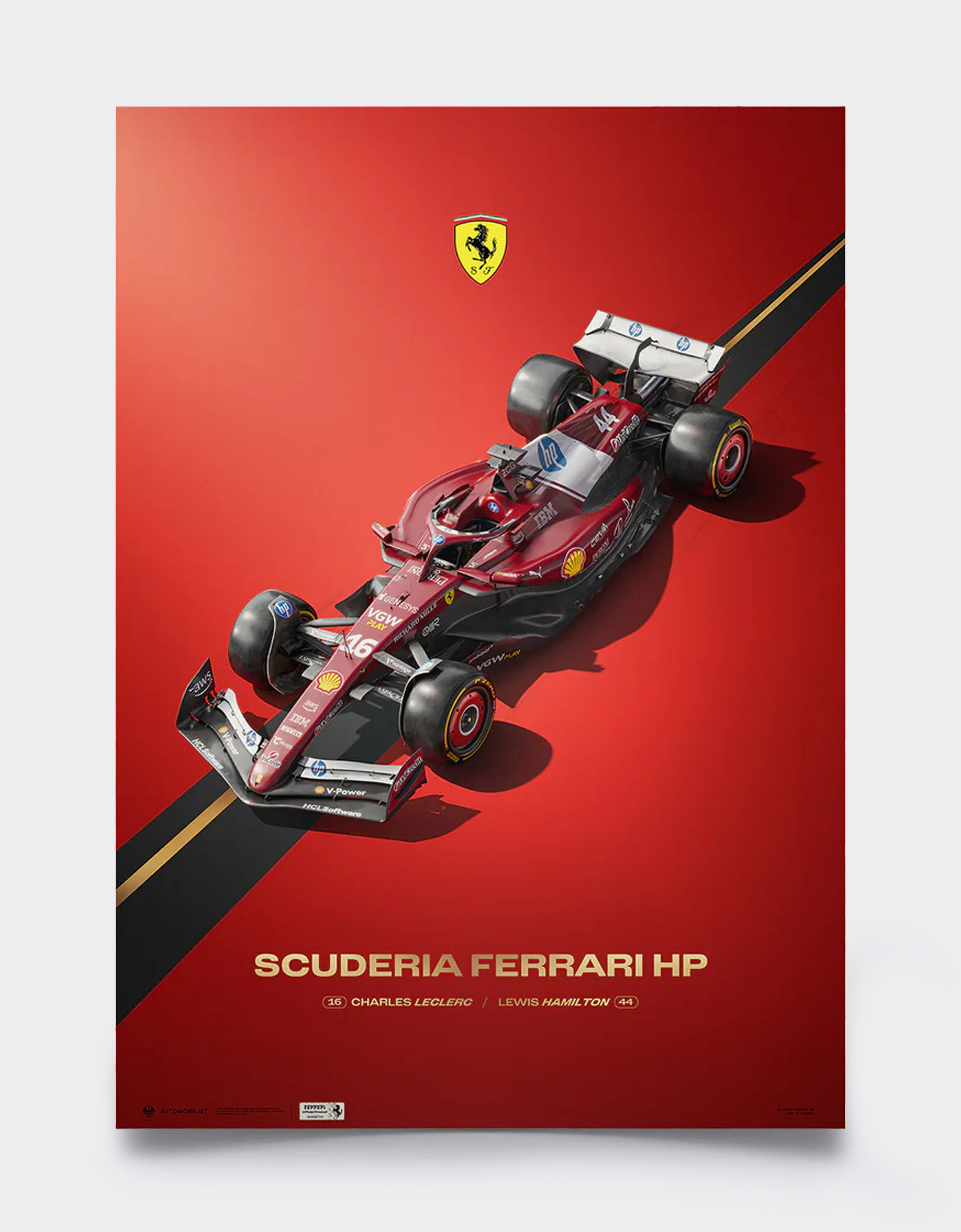 Official Ferrari SF-25 Poster Ferrari Official Ferrari SF-25 Poster Giallo LE0P0147EXT0001f