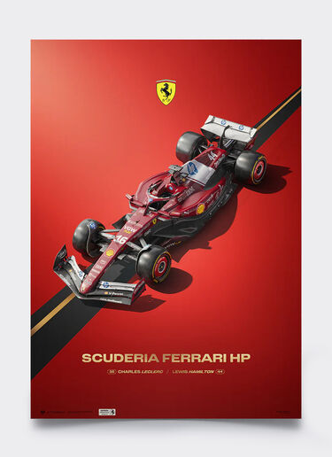 Official Ferrari SF-25 Poster Ferrari Official Ferrari SF-25 Poster Giallo LE0P0147EXT0001f