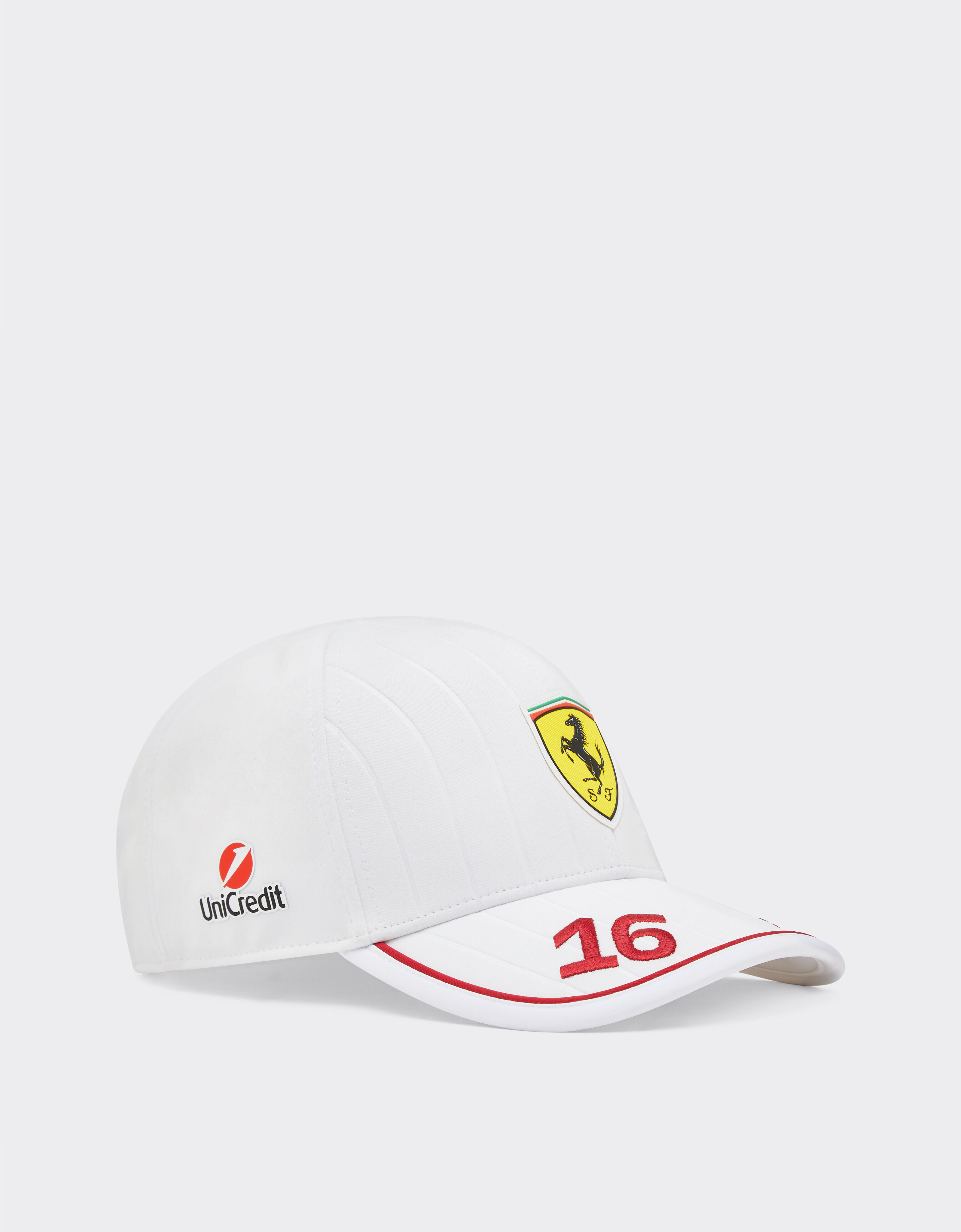 Ferrari Puma for Scuderia Ferrari HP Miami Special Edition Leclerc baseball cap Optical White LA048f