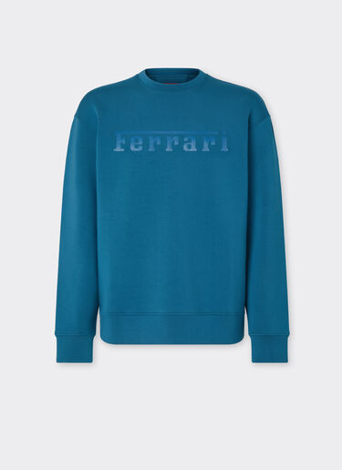 Ferrari Scuba sweatshirt with Ferrari logo Peacock 20518f