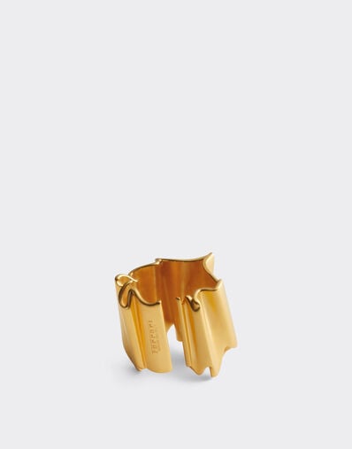 Ferrari Brass ring with satin gold finish Satin Gold 22073f