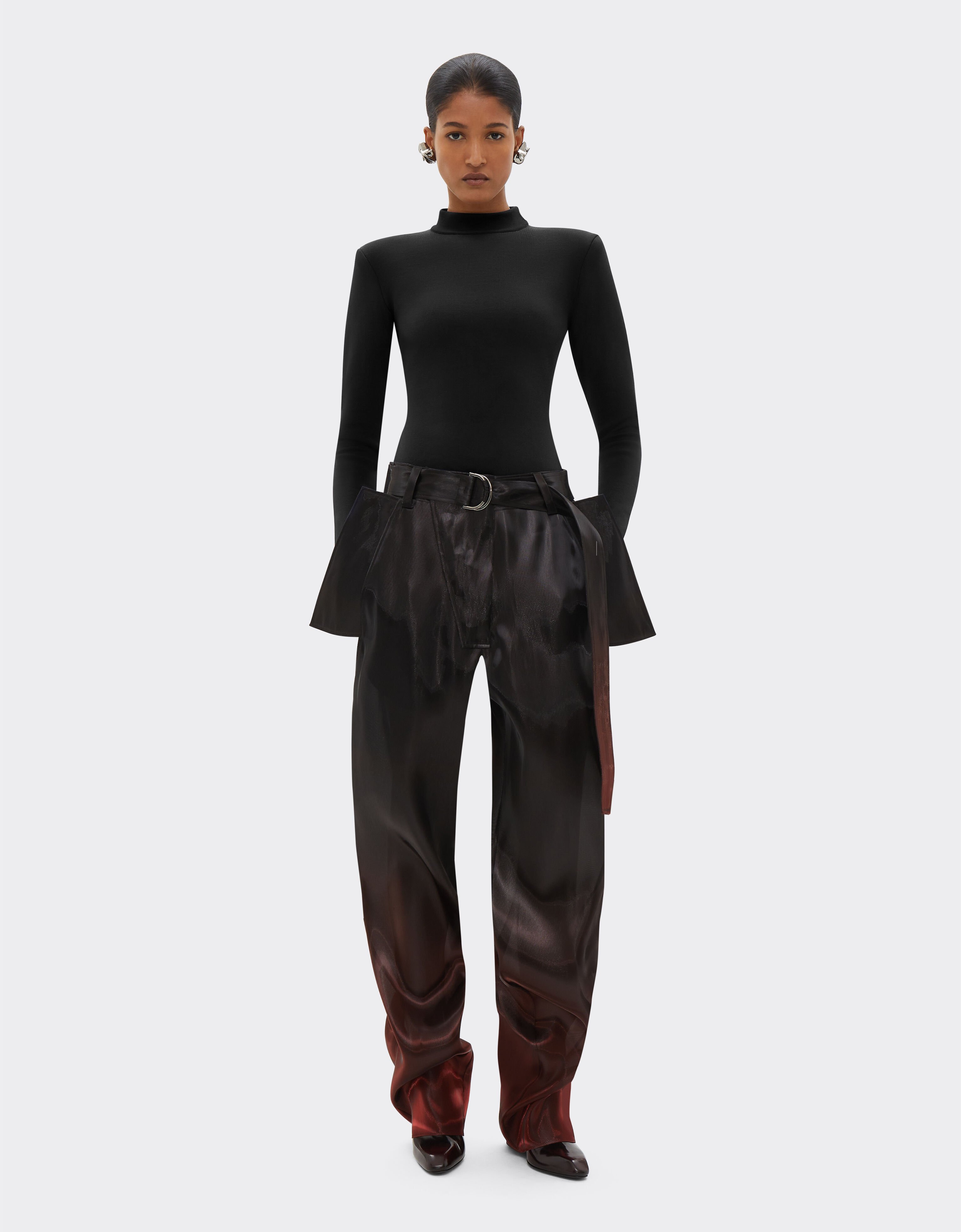 Silk combat trousers top