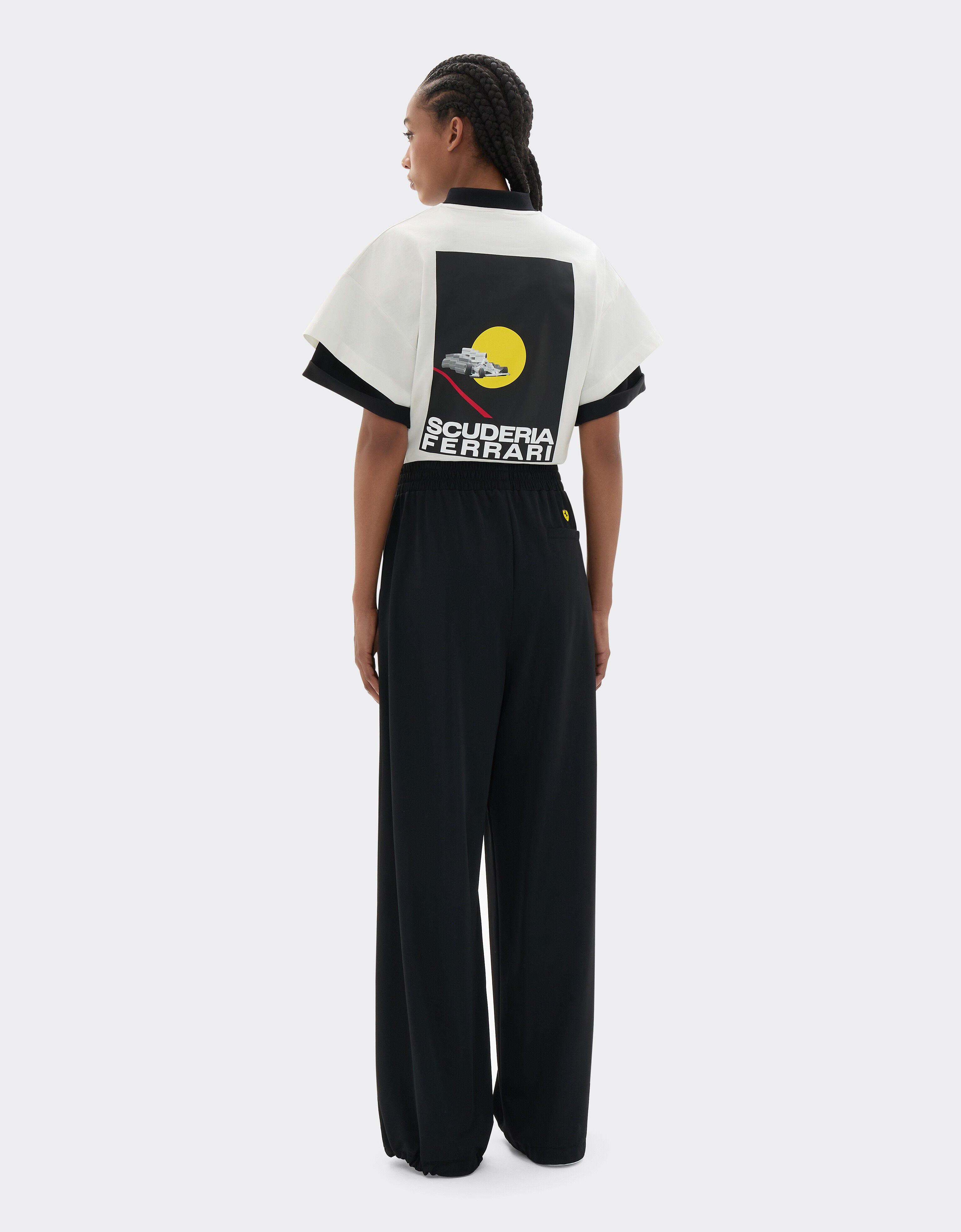  Technical piqué jogger pants Nero SKWTR0001KWO0003f
