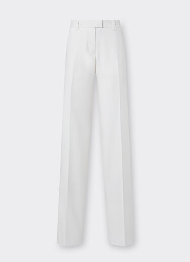 Ferrari Wool foulé trousers Ivory 20991f