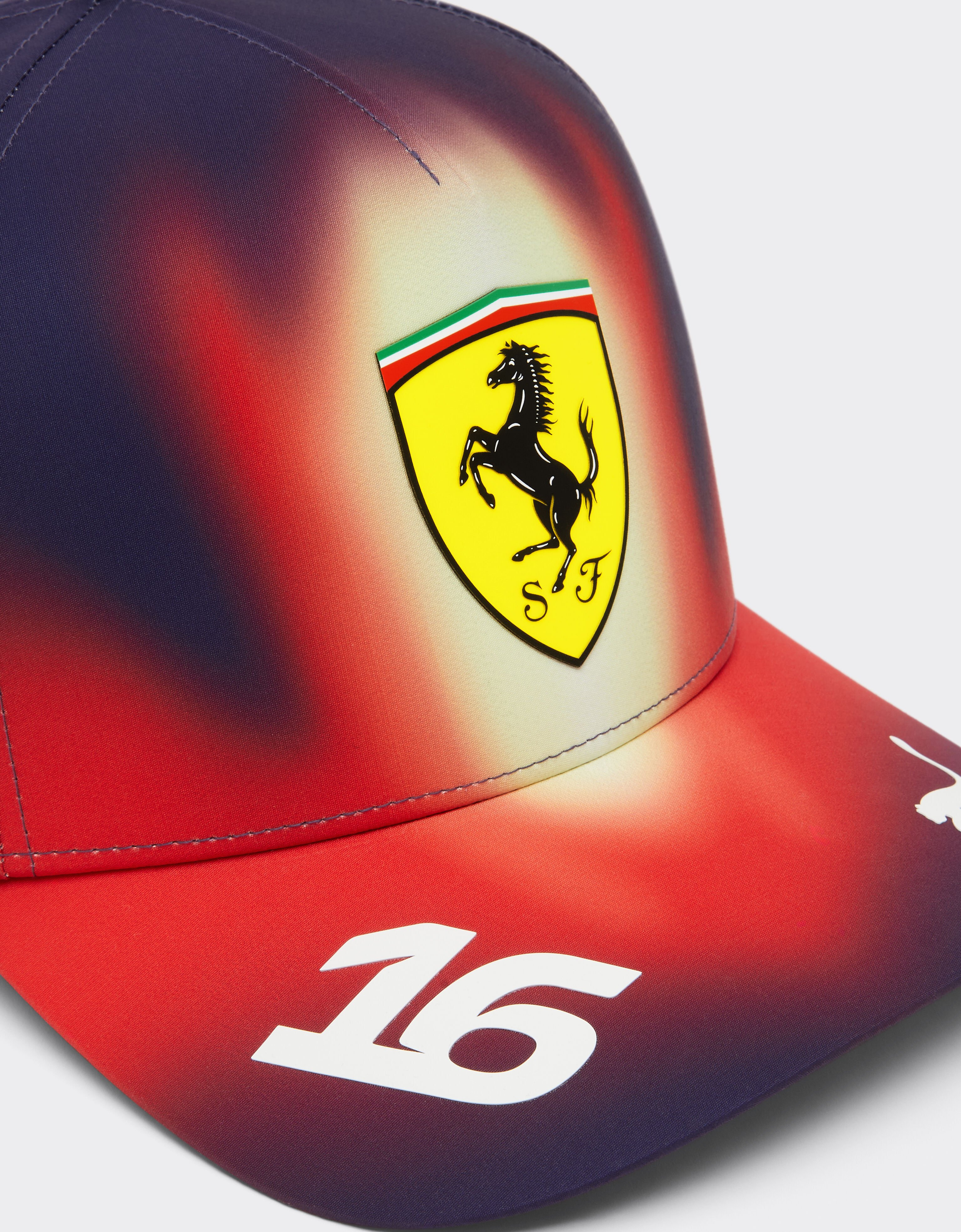 Ferrari Leclerc Replica Puma baseball cap for Scuderia Ferrari HP China 2026 Rosso LA0GNf