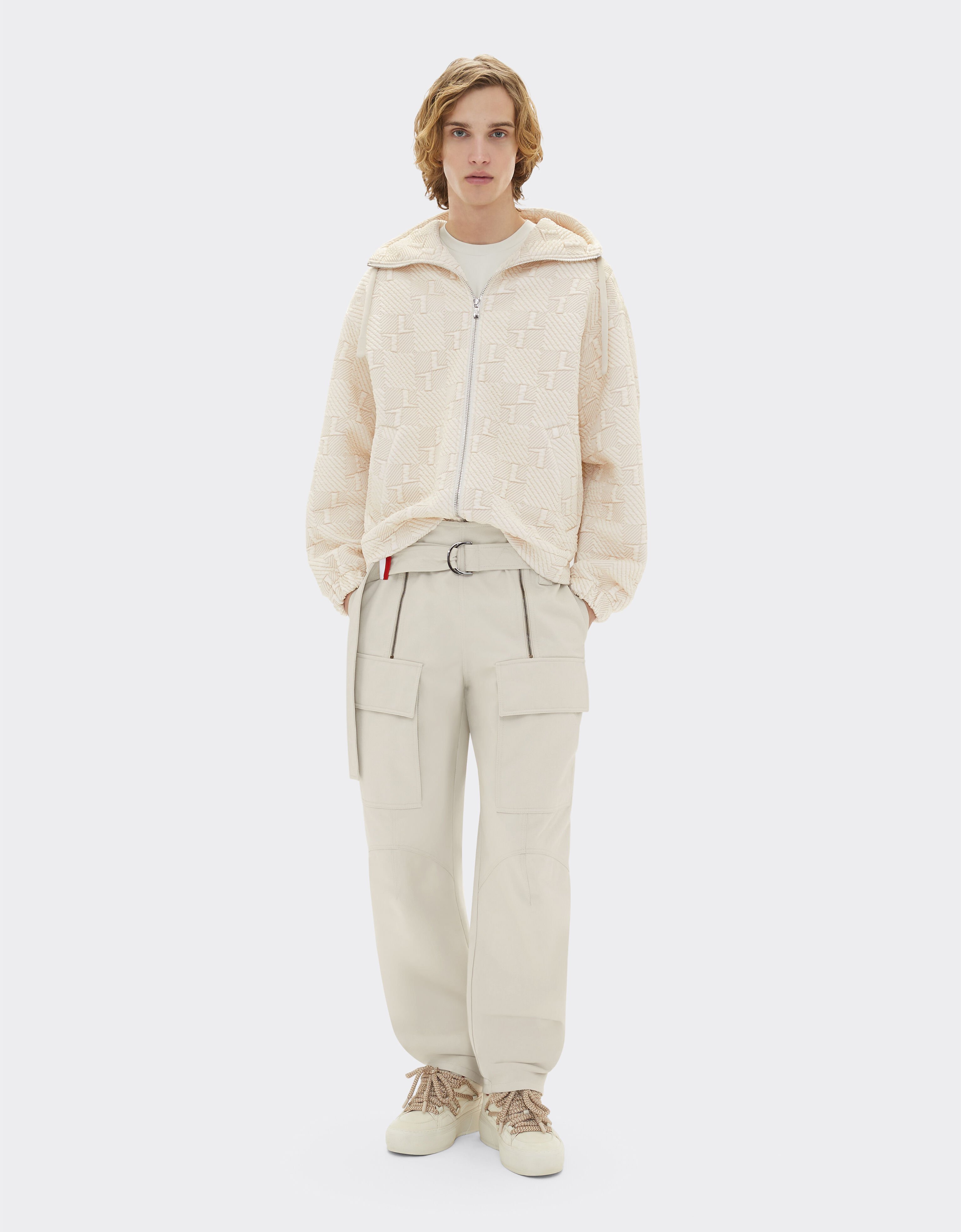 Ferrari Ferrari x Charles Leclerc cargo trousers Ecru 22259f