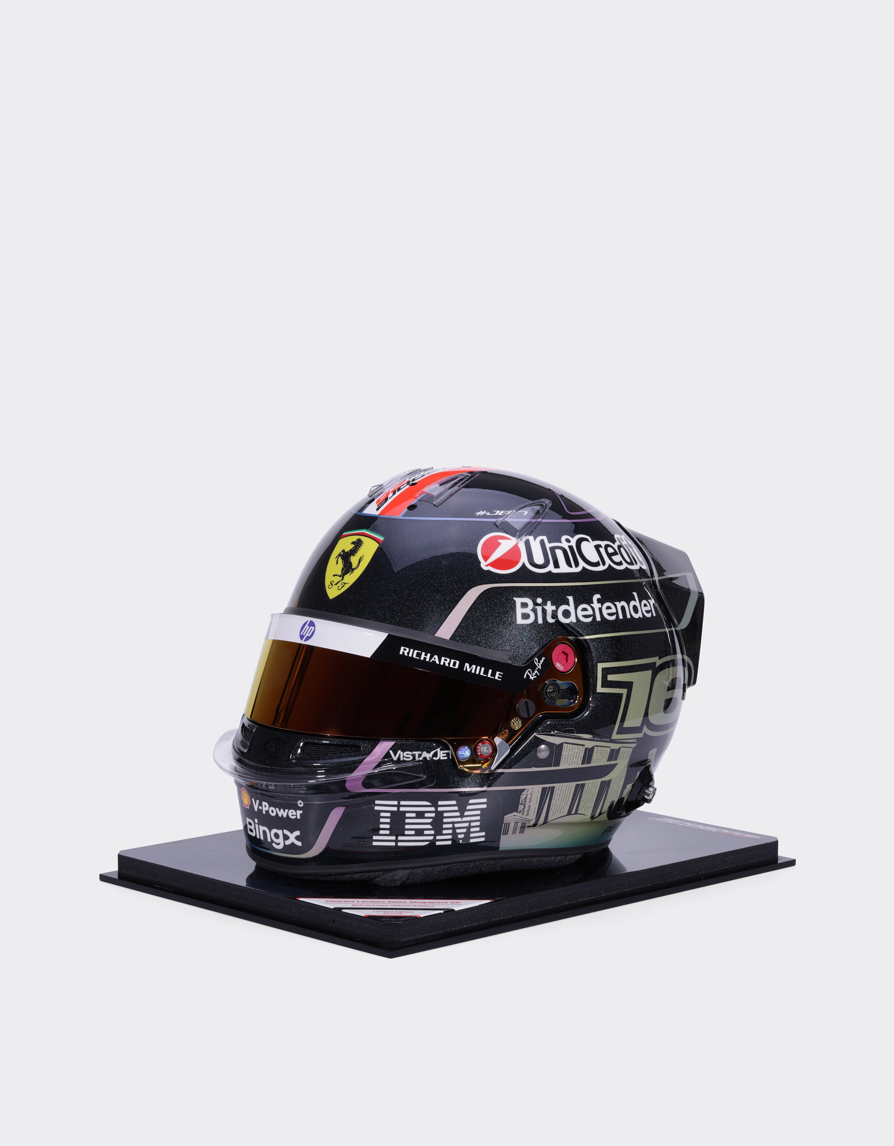 Charles Leclerc 1:1 Special Edition Helmet for the 2026 Singapore Grand Prix Ferrari Charles Leclerc 1:1 Special Edition Helmet for the 2026 Singapore Grand Prix Multicolor LO0R3047EXT0001f