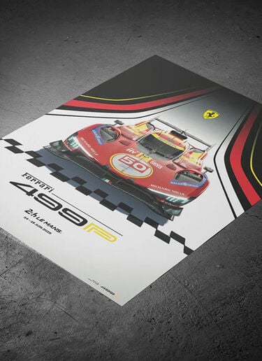 Ferrari Póster oficial del Ferrari SF-25 Giallo LE0P0147EXT0001f