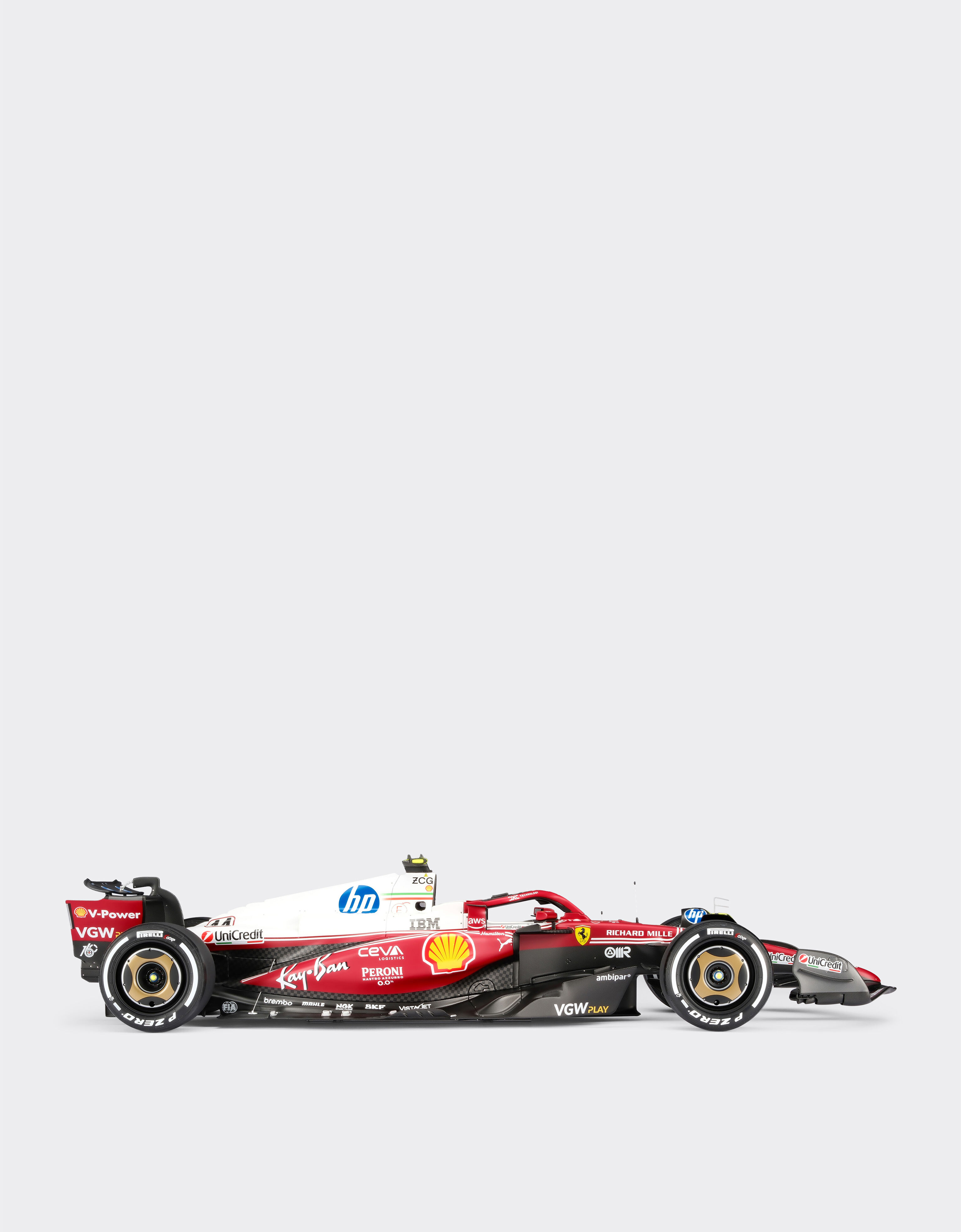 1:8 scale Ferrari SF-25 Hamilton model Ferrari 1:8 scale Ferrari SF-25 Hamilton model Rosso LO0R3180EXT0001f