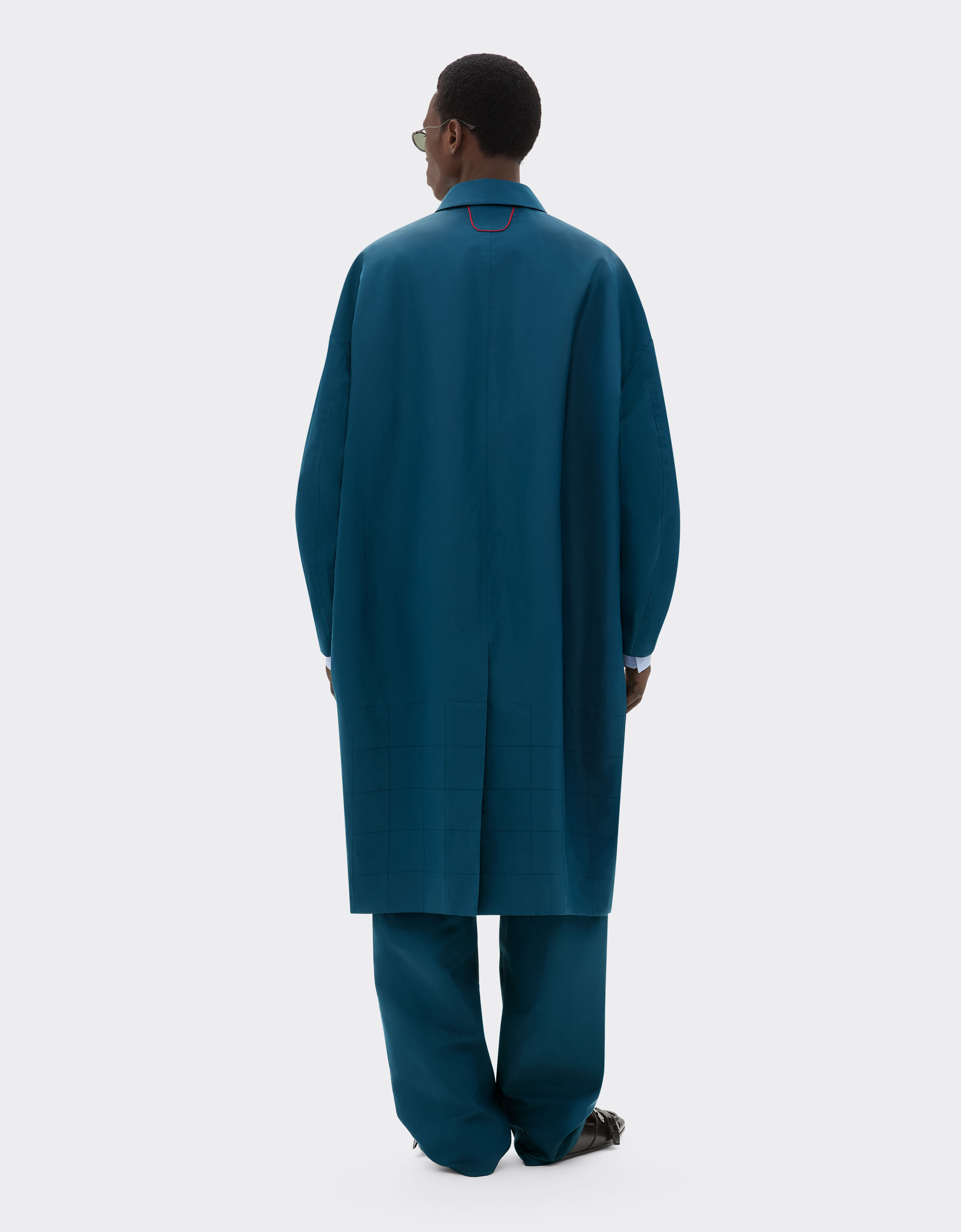 Ferrari Coat in iridescent nylon twill Peacock 22437f