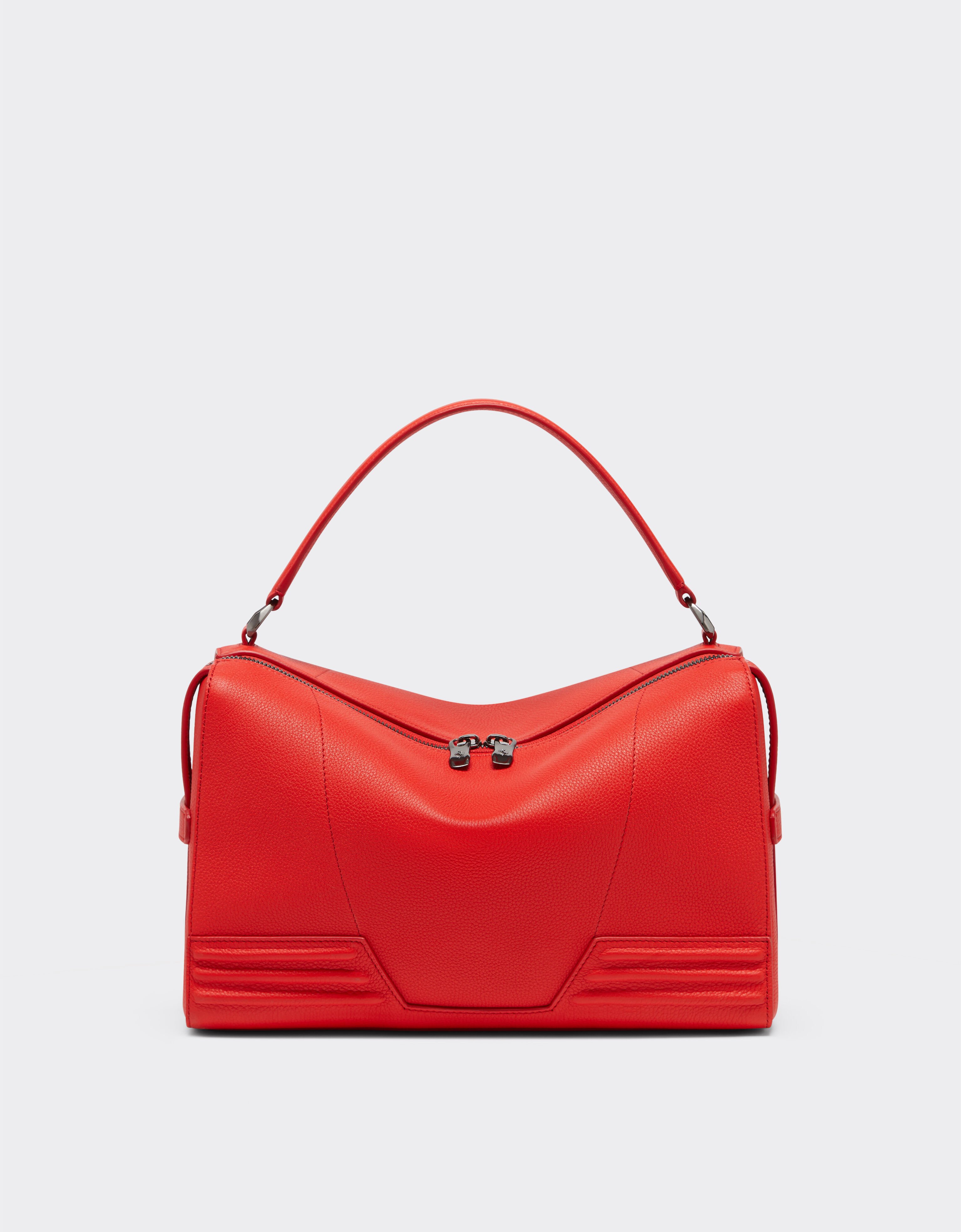 Ferrari Ferrari GT soft mini shoulder bag in tumbled leather Rosso Dino 21397f