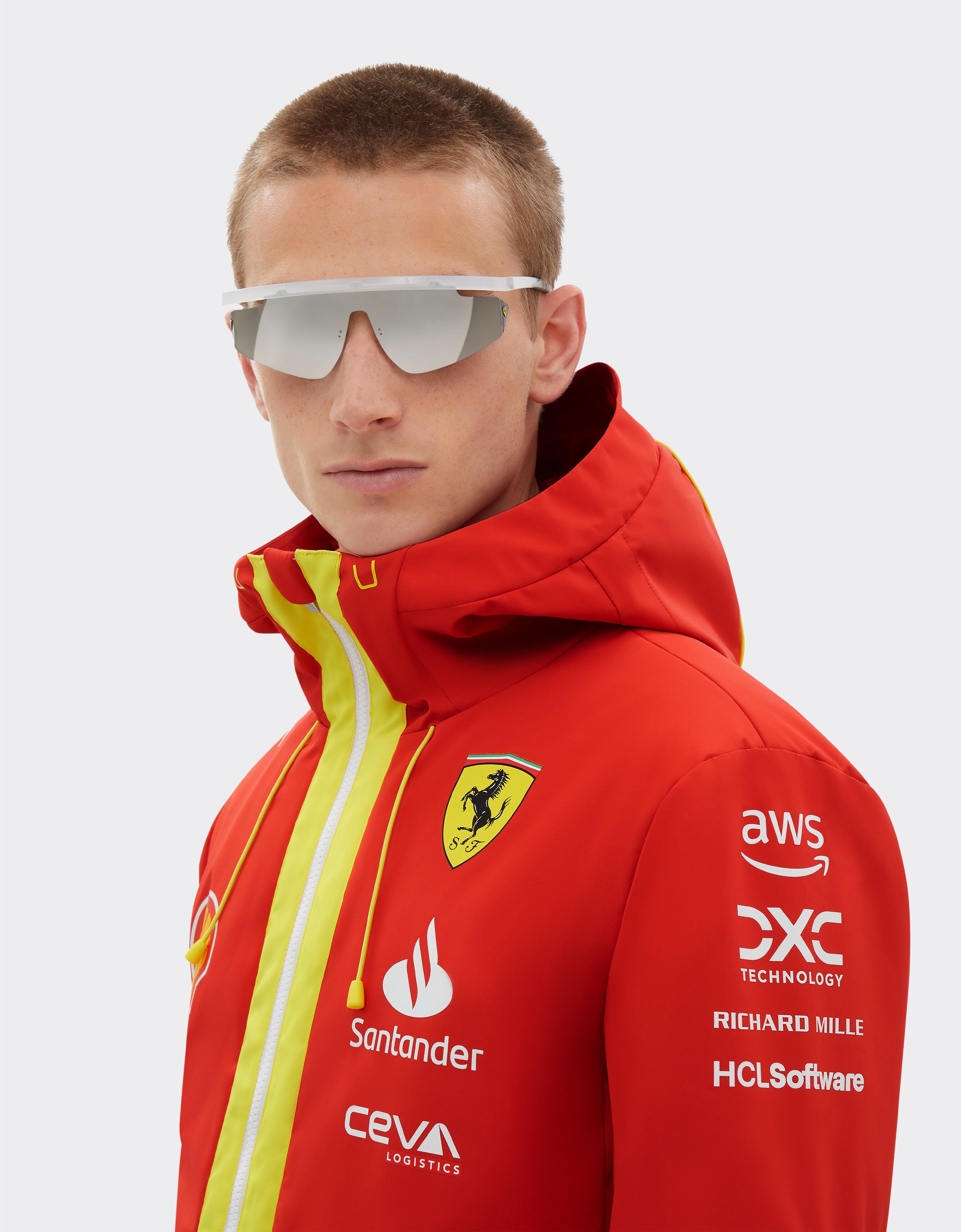 Ferrari Veste Team Pro Puma pour Scuderia Ferrari Rouge de Course F1425f