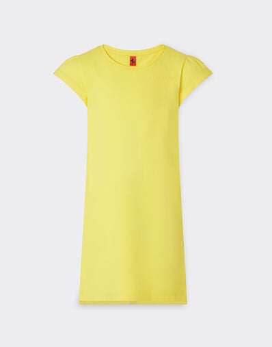 Ferrari Vestido de jersey con logotipo Ferrari Giallo Modena 22323fK