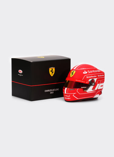 Ferrari Minicasco 2023 Charles Leclerc a escala 1:2 Rojo F0899f