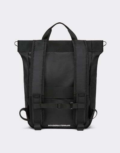  Tote backpack with Ferrari Scudetto Nero SBNBP0016HMM0032f