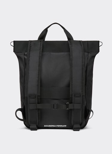  Tote backpack with Ferrari Scudetto Nero SBNBP0016HMM0032f