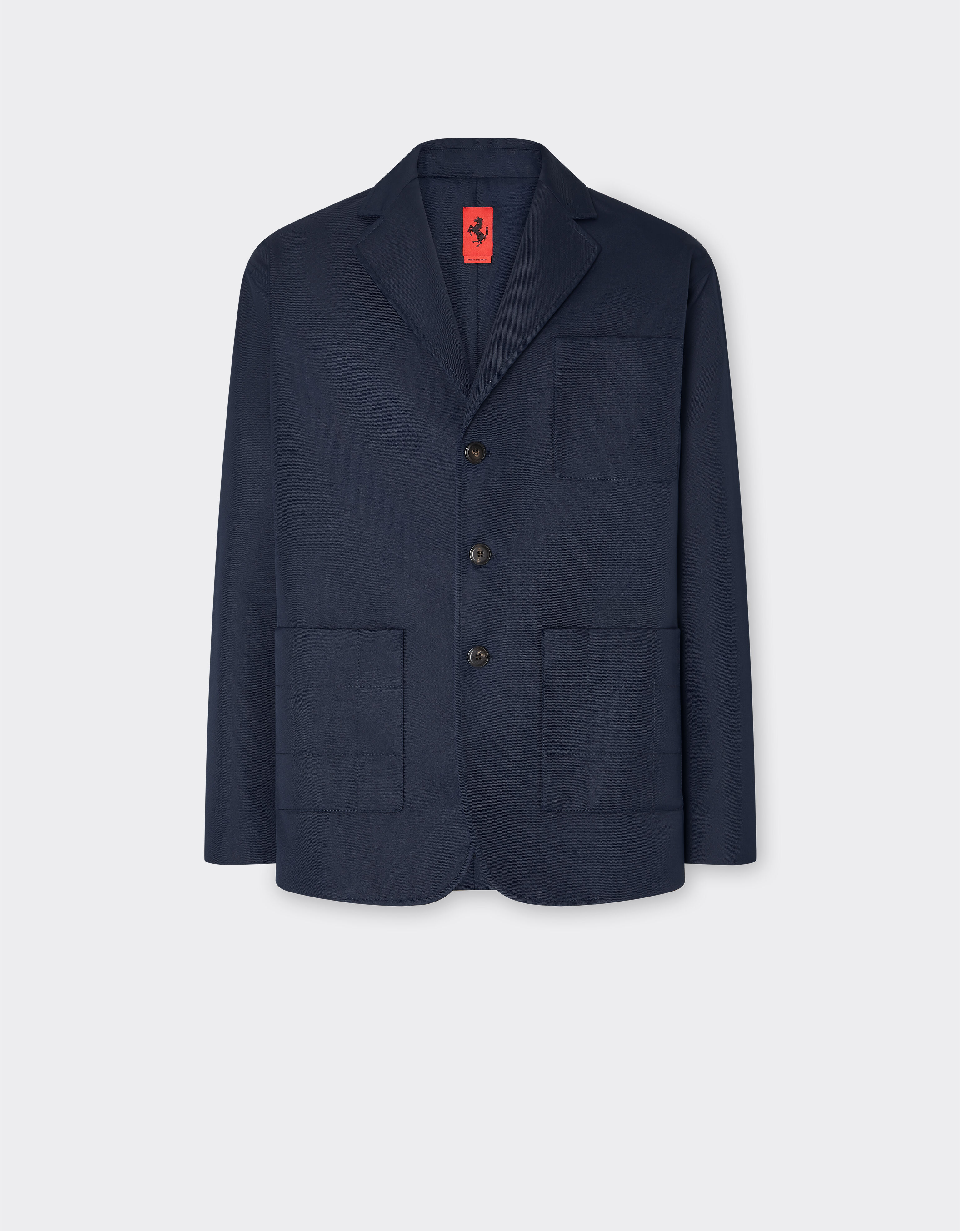 Ferrari Blazer in two-tone double-sided tech fabric Navy 21763f