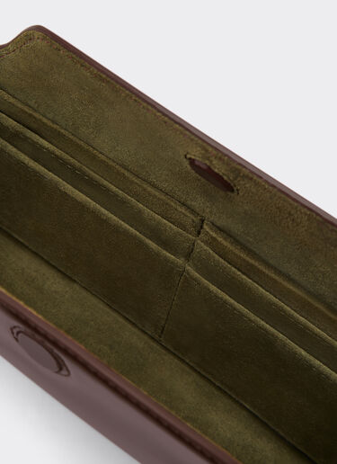 Ferrari Dino leather wallet with shoulder strap Ferrari Ferrari Dino leather wallet with shoulder strap Espresso 49275f