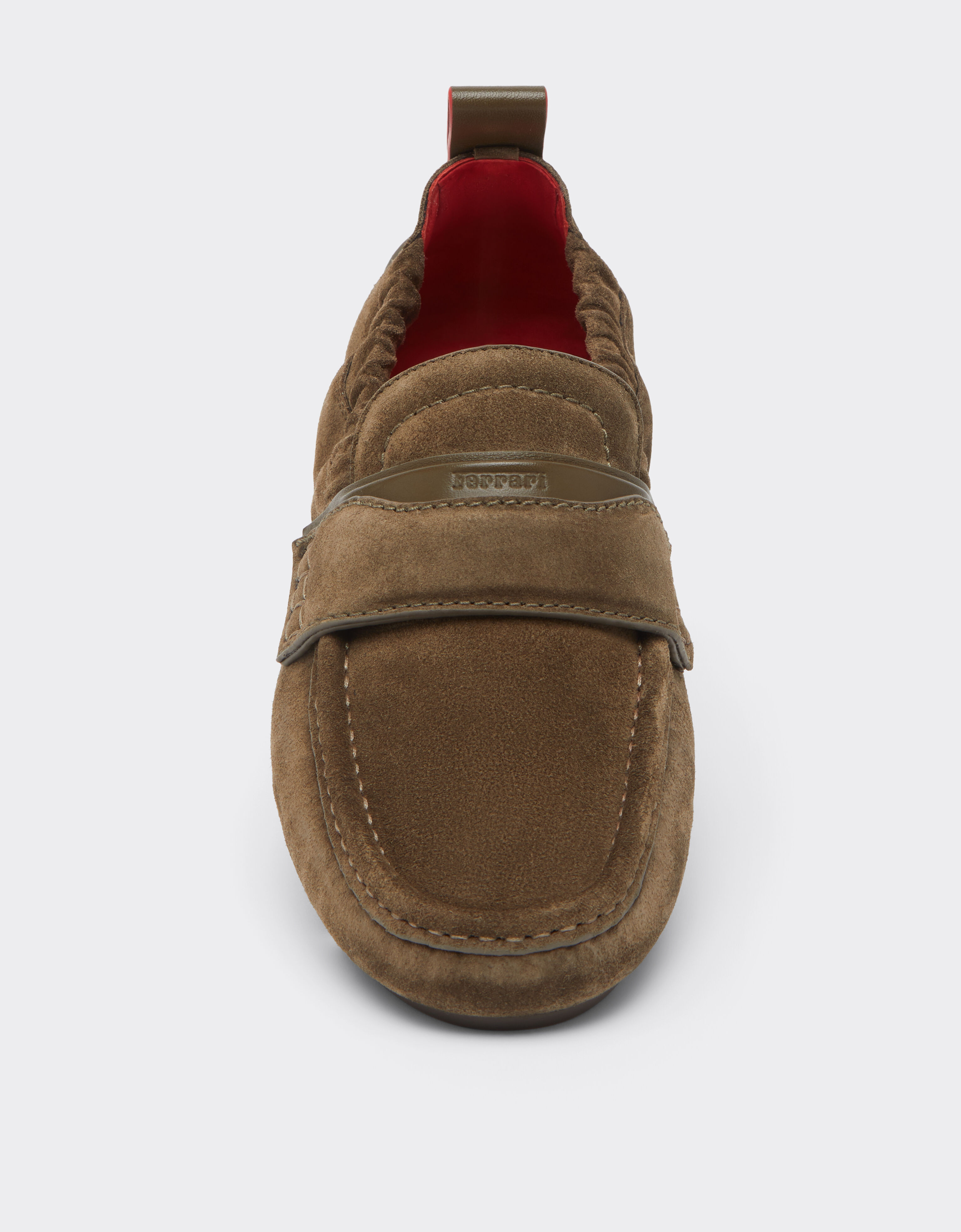 Nappa leather driver shoes Ferrari Nappa leather driver shoes Khaki Green 50772f