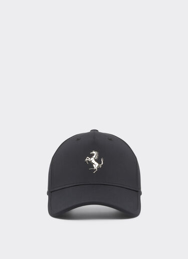 Ferrari Baseball cap with metal Prancing Horse detail Black 20815f