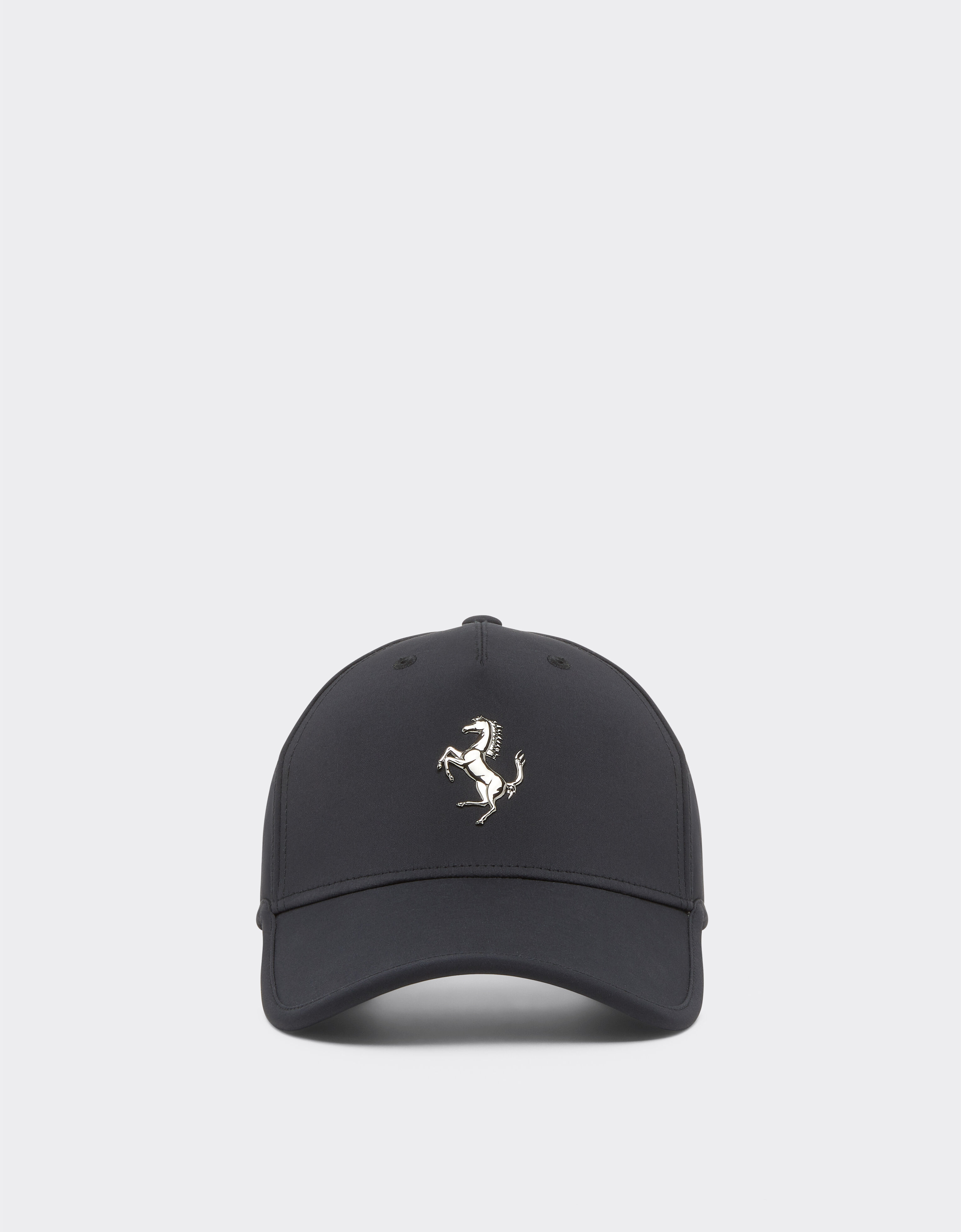 Ferrari Baseball cap with metal Prancing Horse detail Black 20815f