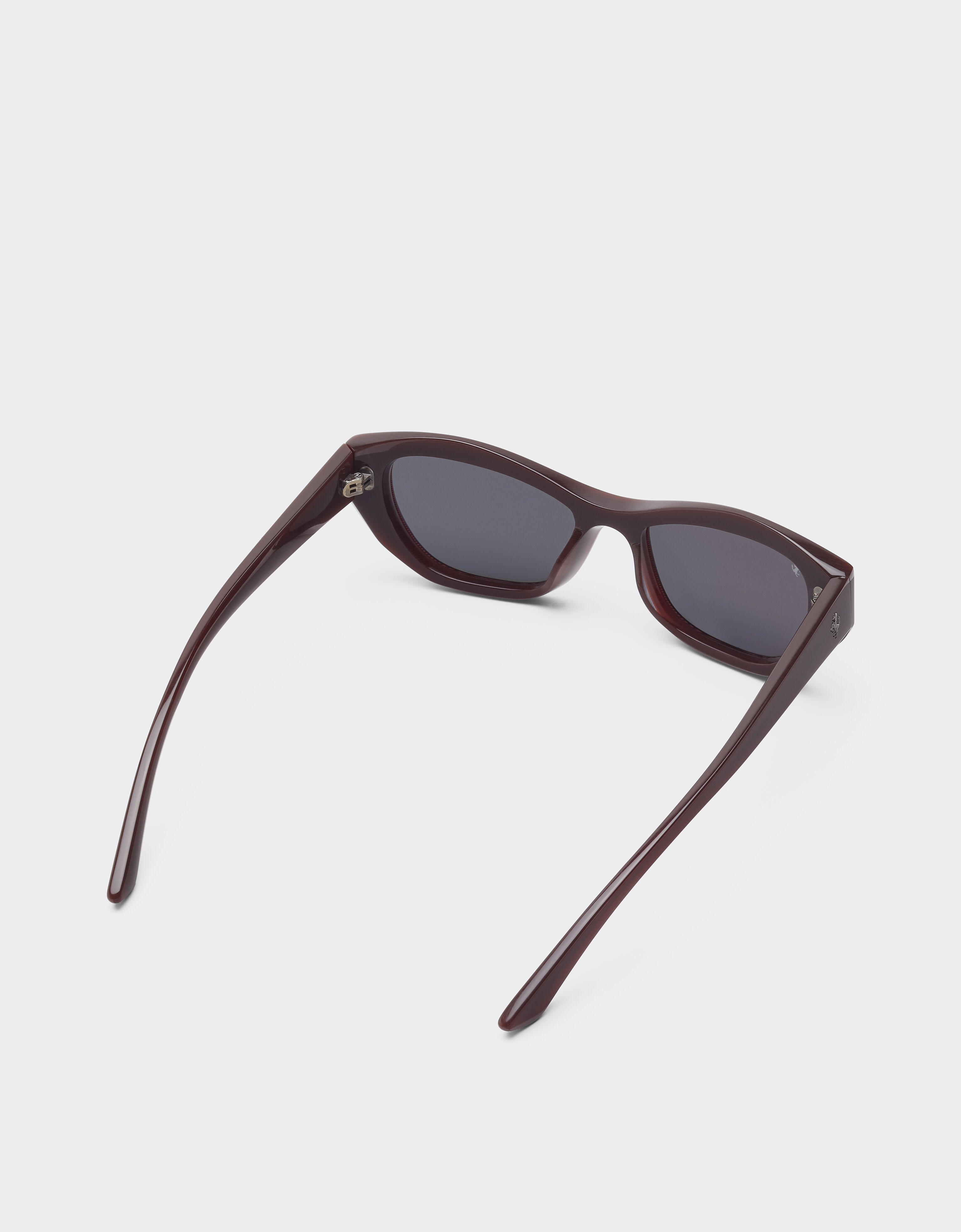 Ferrari Ferrari sunglasses in red stripedacetate with black polarized lenses Rosso Scuro LA0L4f