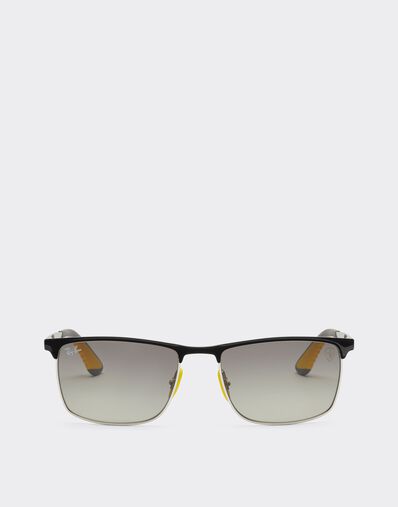 Ferrari Ray-Ban for Scuderia Ferrari RB3726MF grey and silver with gradient grey lenses Black Matt F1257f