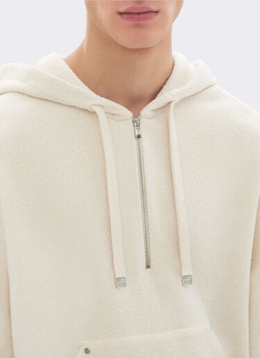 Bouclé Terry Hooded Sweatshirt Ferrari Bouclé Terry Hooded Sweatshirt Avorio CJMSW0037JCO0054f