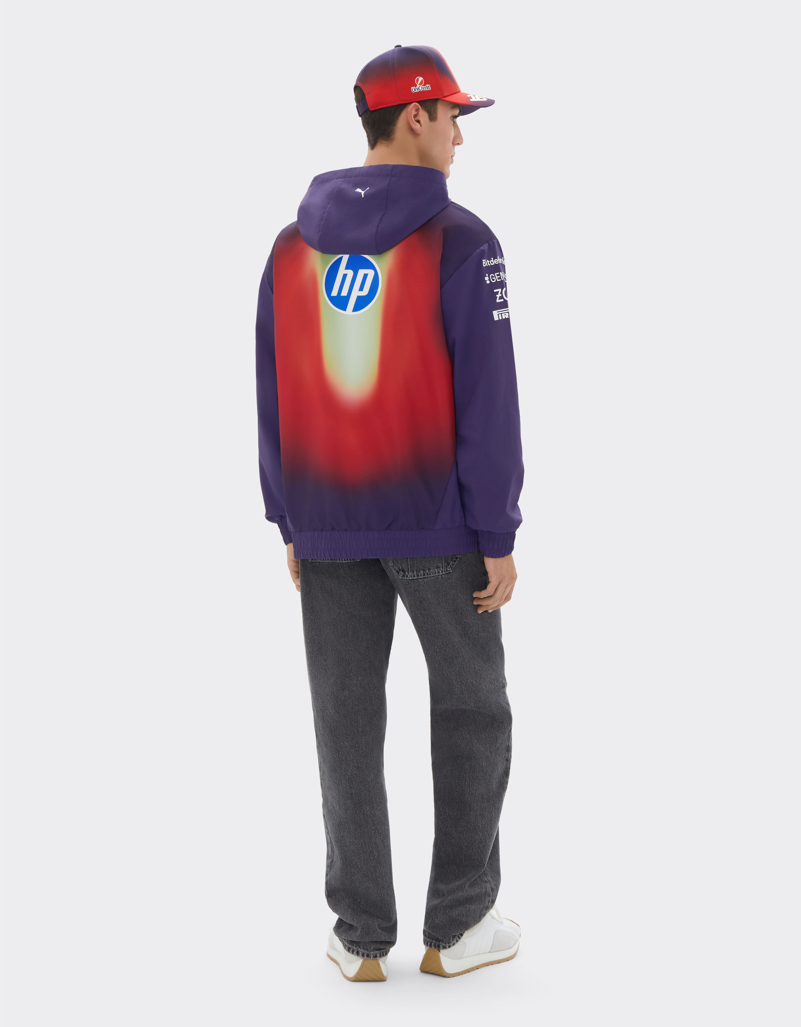 Ferrari Puma Replica Hoodie for Scuderia Ferrari HP China 2026 Viola LA0GPf