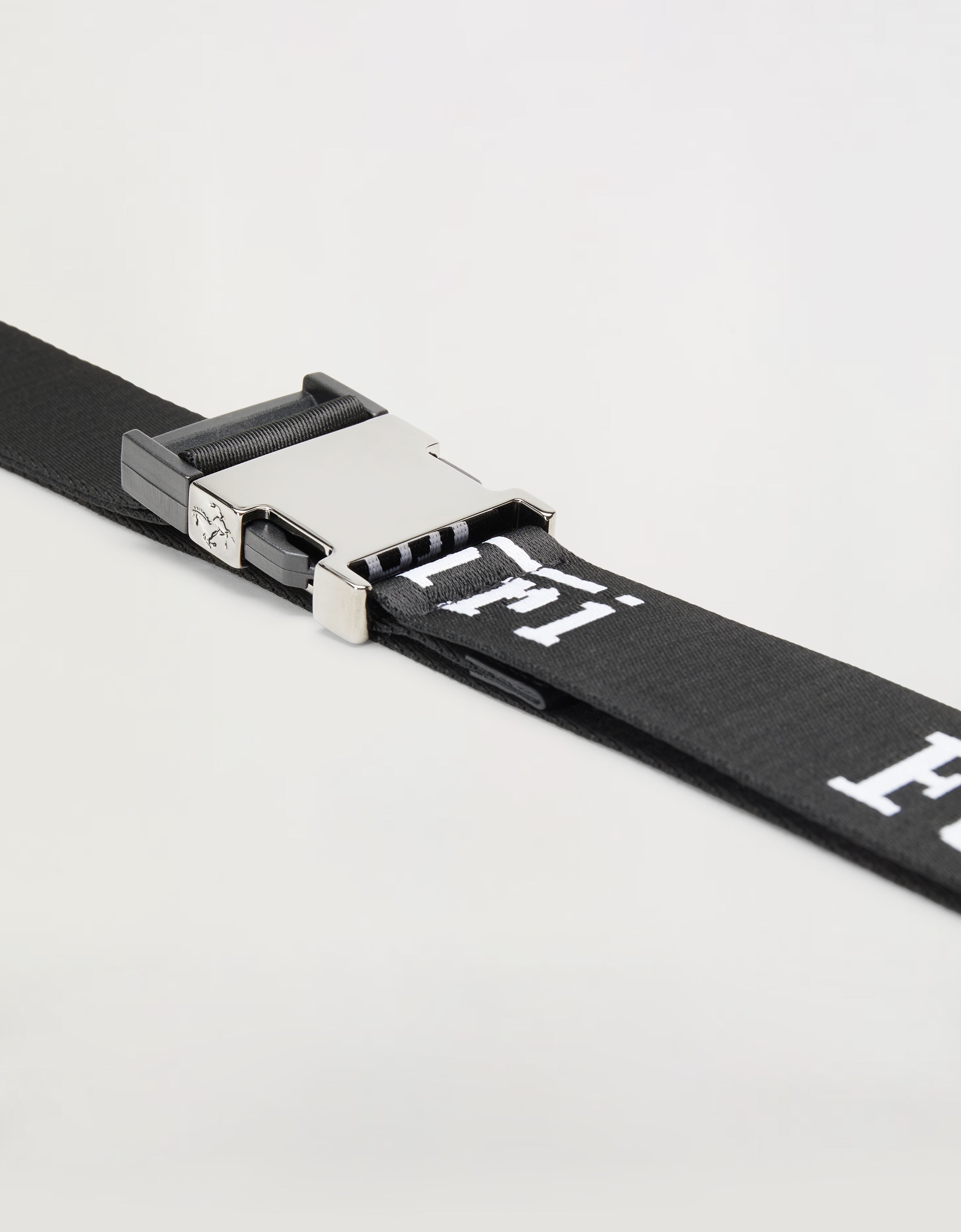 Ferrari Tape belt with Ferrari logo Black 20017f