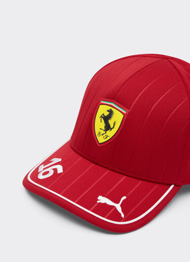 Ferrari 2025 Leclerc Casquette Puma pour Scuderia Ferrari HP Cerise LA00Wf