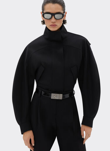 Ferrari Komfort-Bomberjacke aus Wolle Schwarz 21638f