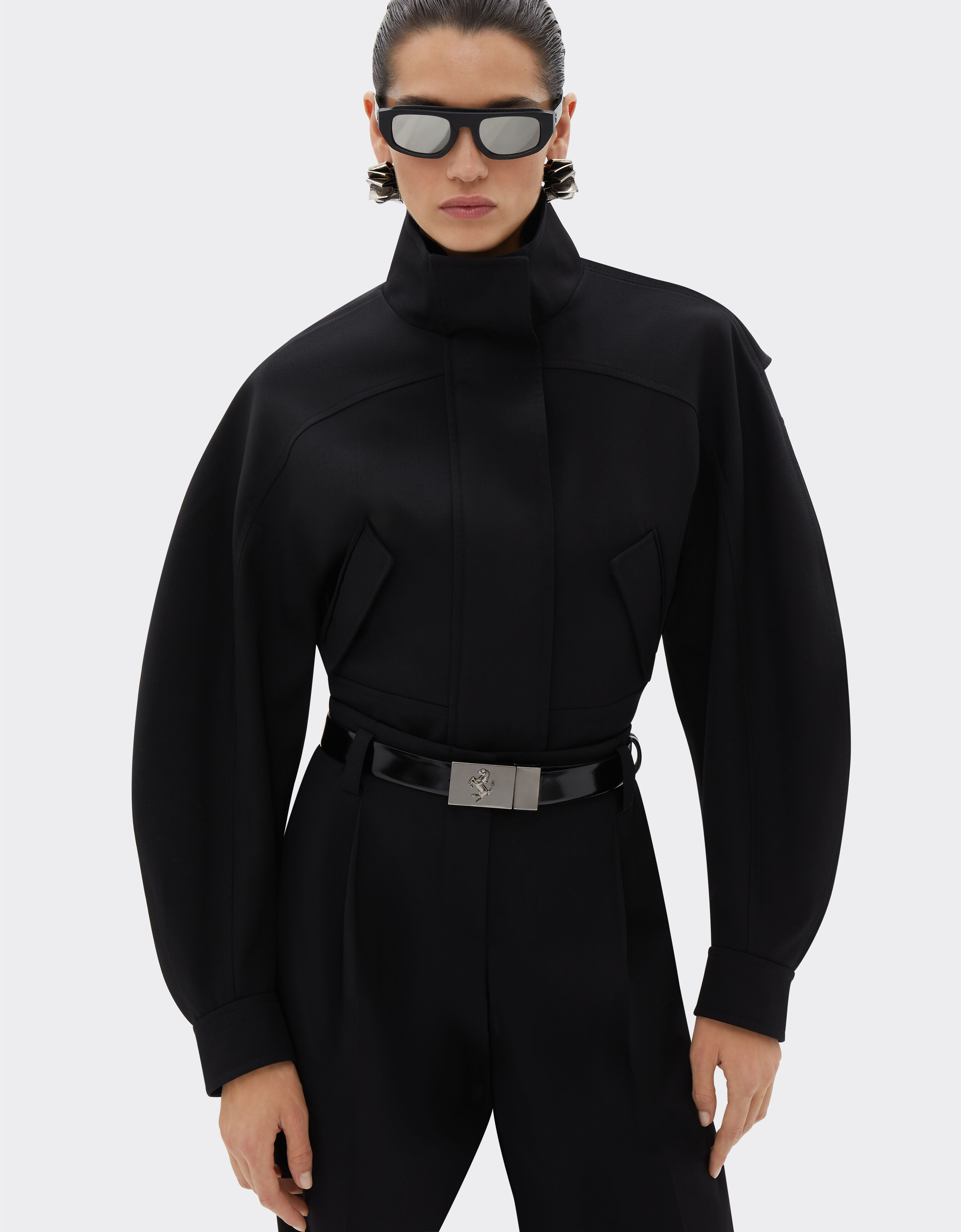Ferrari Komfort-Bomberjacke aus Wolle Schwarz 21638f