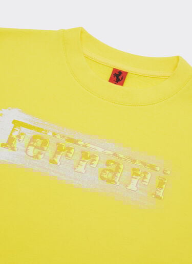 Sudadera ligera con logotipo Ferrari Ferrari Sudadera ligera con logotipo Ferrari Giallo Modena 22462fK