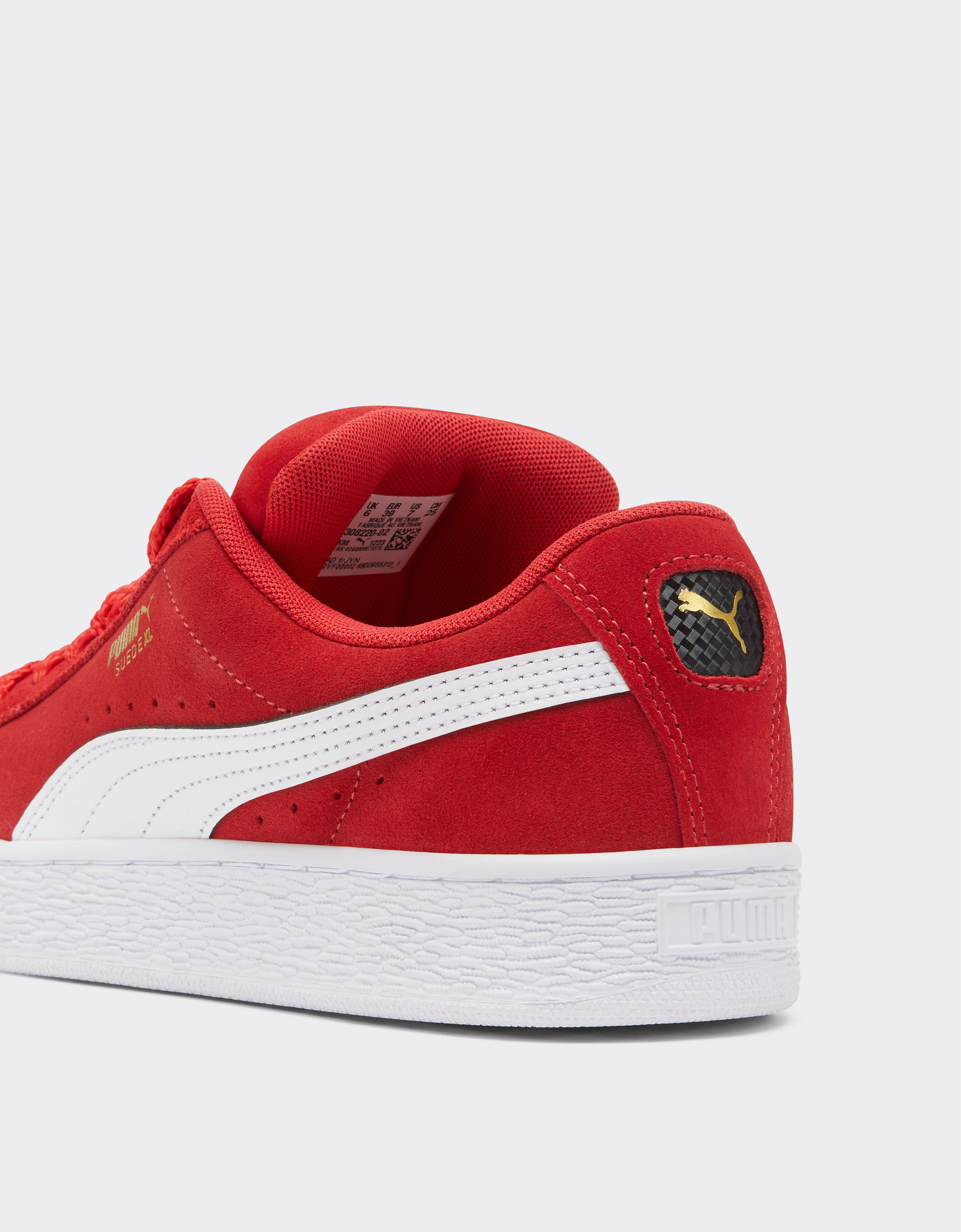 Ferrari Suede Sneaker by Puma in Rosso Corsa Ferrari