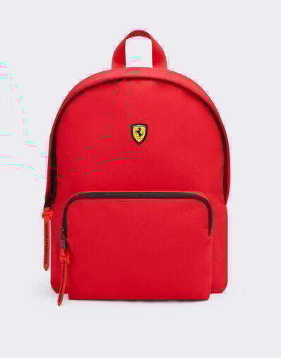  Rucksack aus Funktionsmaterial mit Ferrari-Wappen Rosso SBNBP0002HMM0017f