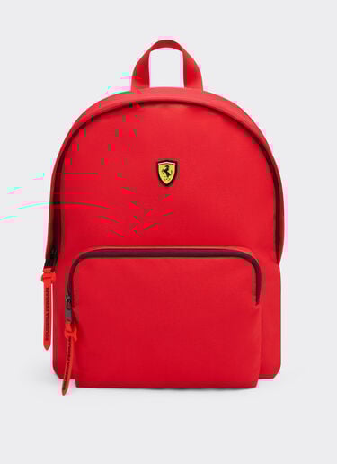  Technical fabric backpack with Ferrari Scudetto Rosso SBNBP0002HMM0017f