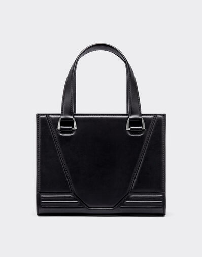 Ferrari Sac tote Ferrari GT mini en cuir avec Cheval cabré Noir 20201f