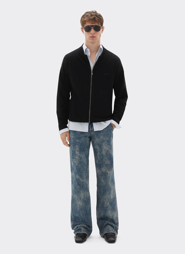 Wool and cashmere cardigan Ferrari Wool and cashmere cardigan Black 22842f