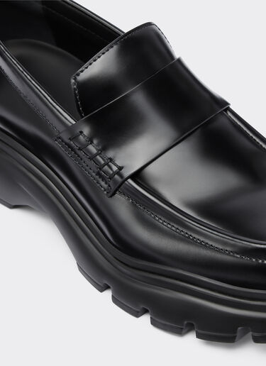 Ferrari Loafers in brushed leather Black 20410f