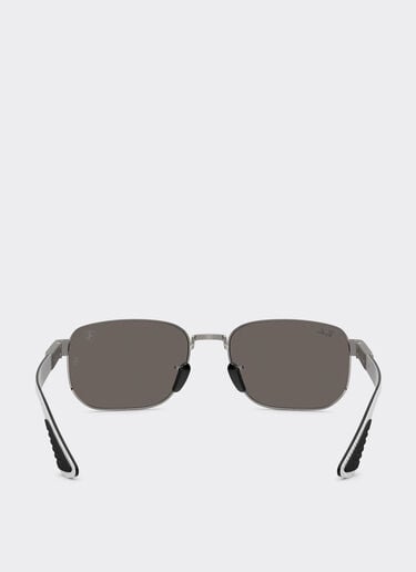 Ferrari Ray-Ban for Scuderia Ferrari RB8329M in gunmetal metal with dark grey lenses Gunmetal LA0JYf