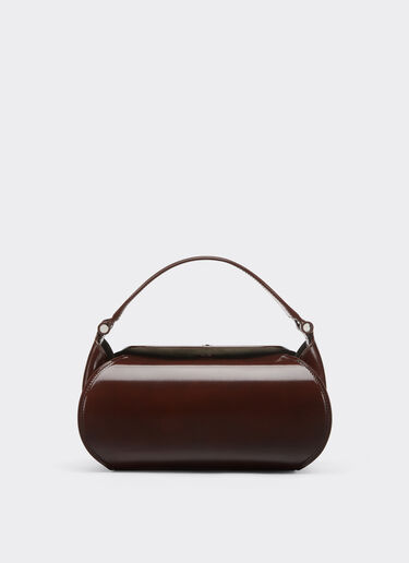 Ferrari La Ferrari Dino Top Handle Bag タバコ 22418f
