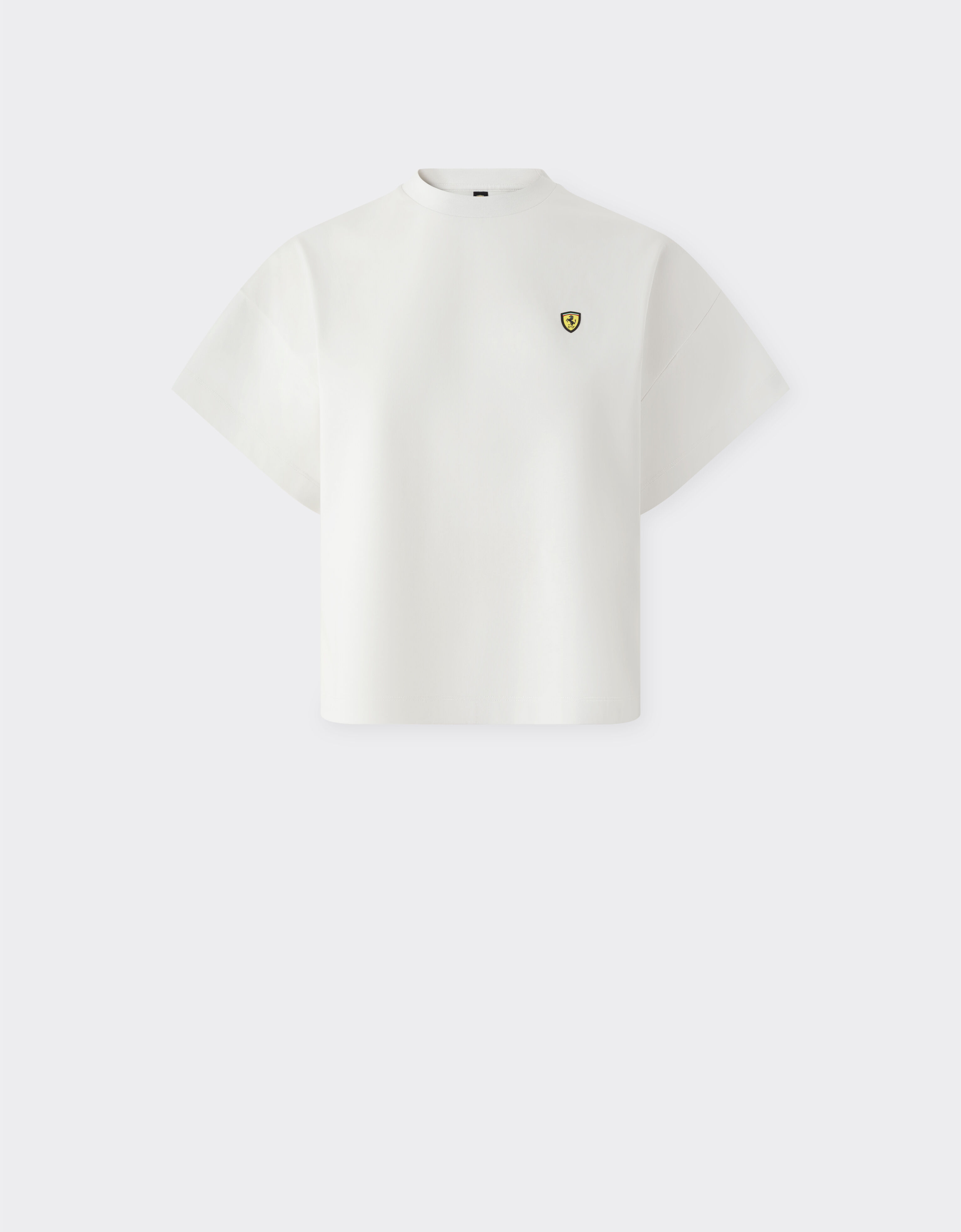  T-Shirt mit Scuderia-Ferrari-Grafik Avorio SJWTH0084JCO0024f
