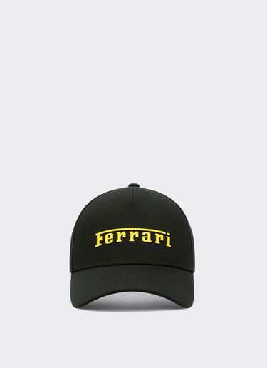 Ferrari Gorra de béisbol con logotipo engomado Negro 20403f