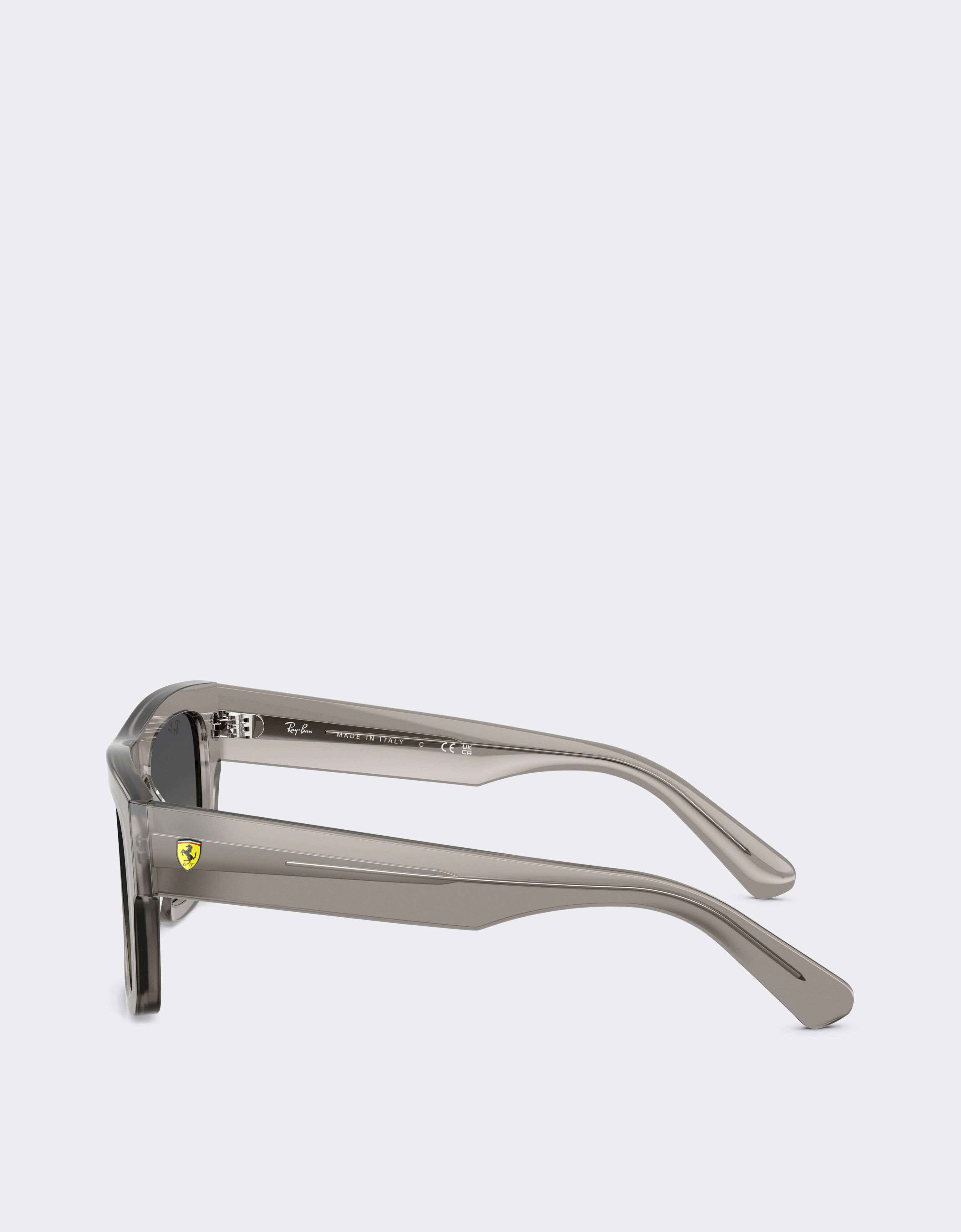 Ferrari Ray-Ban for Scuderia Ferrari RB2217M in transparent grey acetate with gradient grey lenses Ingrid LA015f